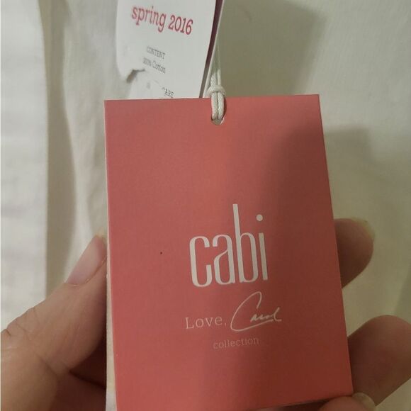 #79 Cabi White Button Up Blouse, Size S NEW w/Tag - Picture 9 of 11